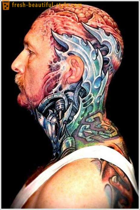 Biomechanica: tattoo voor extreme persoonlijkheden