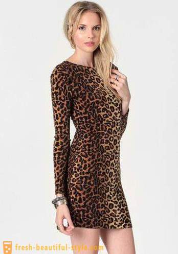 Leopard jurk mooie roofdier