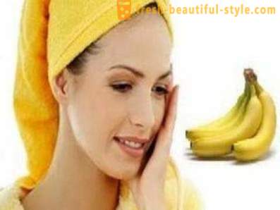 Thuis beauty salon: facials bananen